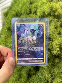 Mew GG10/GG70 SWSH: Crown Zenith: Galarian Gallery Holo Sleeping Mew Pokemon NM+ - Image 1
