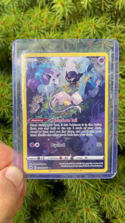 Mew GG10/GG70 SWSH: Crown Zenith: Galarian Gallery Holo Sleeping Mew Pokemon NM+ - Image 2