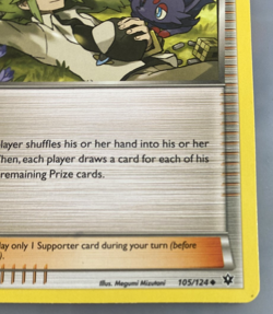 Pokemon TCG N 2016 105/124 Trainer Supporter Regular Card English NM/LP - Image 2