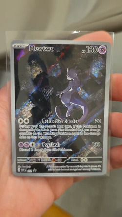 Pokemon Mewtwo TCG Scarlet & Violet 151 UPC Promo Holo Rare SVP052 Near Mint - Image 2
