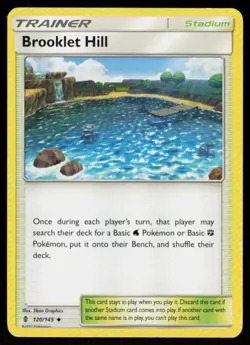 Brooklet Hill 120/145 Uncommon Guardians Rising Pokemon Lightly Played - Image 1