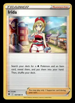 Irida 147/189 Holo Rare Astral Radiance Pokemon Near Mint - Image 1