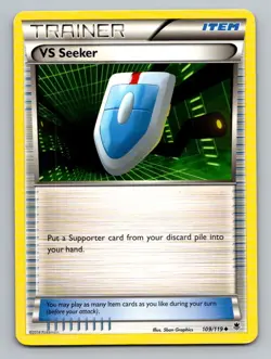 VS Seeker 109/119 Uncommon Phantom Forces Pokemon Lightly Played - Image 1