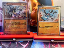 Pokemon TCG 4 card lot Lucario - Image 1