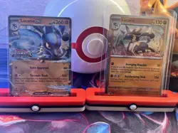 Pokemon TCG 4 card lot Lucario - Image 2