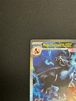 NM/M Mega Charizard X ex 125/094 Me02: Phantasmal Flames Holo - Image 4