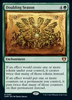 MTG Doubling Season, NM-Mint, English Commander Masters - Image 1