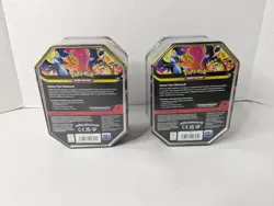 Pokemon TCG Mega Charizard EX Tin X & Y Set Of 2 Sealed *Charizard X EX tin dmg - Image 2