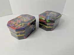 Pokemon TCG Mega Charizard EX Tin X & Y Set Of 2 Sealed *Charizard X EX tin dmg - Image 4