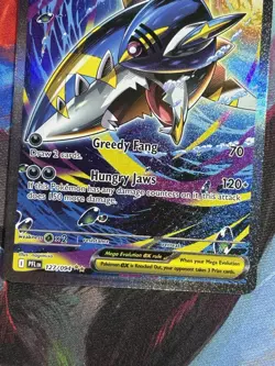 Pokemon TCG Mega Sharpedo ex Me02: Phantasmal Flames SIR Holo 330 HP 127/094 - Image 3