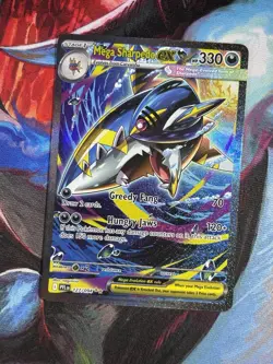 Pokemon TCG Mega Sharpedo ex Me02: Phantasmal Flames SIR Holo 330 HP 127/094 - Image 4