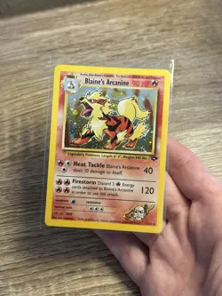 Pokemon Blaine’s Arcanine Holo Gym Challenge 1/132 - Excellent - Image 1