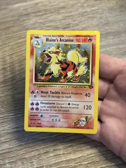 Pokemon Blaine’s Arcanine Holo Gym Challenge 1/132 - Excellent - Image 3