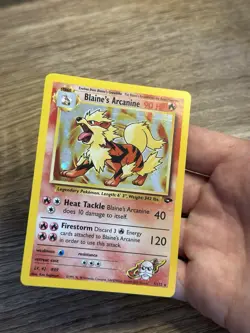 Pokemon Blaine’s Arcanine Holo Gym Challenge 1/132 - Excellent - Image 4