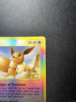 EEVEE 63/100 COMMON SANDSTORM POKEMON REVERSE HOLO LIGHTLY PLAYED - Image 3