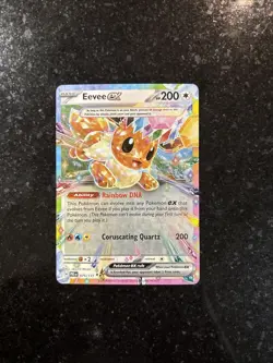 Pokemon TCG Eevee EX 075/131 Prismatic Evolutions Double Rare - Image 1