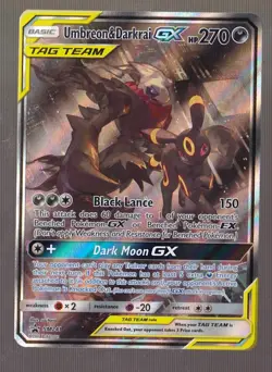 Umbreon & Darkrai-GX SM241 Promo SM Black Star Promos Pokemon Near Mint - Image 1