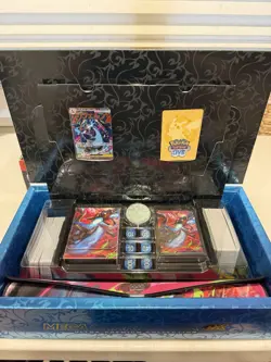 Opened Pokemon Mega Charizard X ex Ultra Premium Collection UPC with All Hits - Image 1