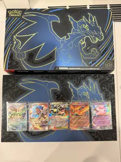 Opened Pokemon Mega Charizard X ex Ultra Premium Collection UPC with All Hits - Image 3