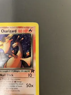 Pokemon TCG Dark Charizard 4/82 Team Rocket Holo Rare 1st Edition - Image 3