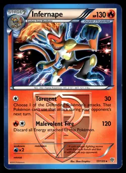 Infernape (Team Plasma) 17/135 Plasma Storm Pokemon - Image 1
