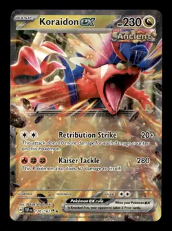 KORAIDON EX 120/162 HOLO DOUBLE RARE TEMPORAL FORCES NM/M - Image 1