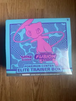 Fusion Strike Pokemon Center ETB Elite Trainer Box Factory Sealed (small tears) - Image 1