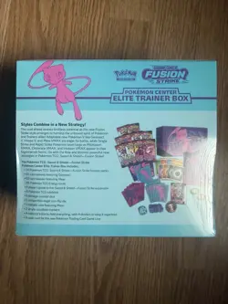 Fusion Strike Pokemon Center ETB Elite Trainer Box Factory Sealed (small tears) - Image 2