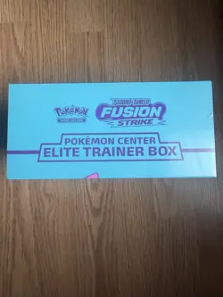 Fusion Strike Pokemon Center ETB Elite Trainer Box Factory Sealed (small tears) - Image 3