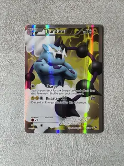 Thundurus 97/98 Ultra Rare Emerging Powers Pokemon Holo NM - Image 2