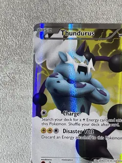 Thundurus 97/98 Ultra Rare Emerging Powers Pokemon Holo NM - Image 3