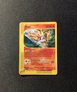 Pokemon AQUAPOLIS - #H8/H32 Entei - Holo - ENG - Moderately Played - Image 3
