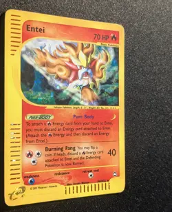 Pokemon AQUAPOLIS - #H8/H32 Entei - Holo - ENG - Moderately Played - Image 5