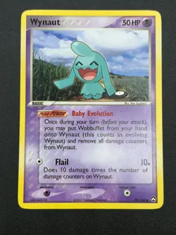 Wynaut LP 70/108 Common Power Keepers Pokemon - Image 1