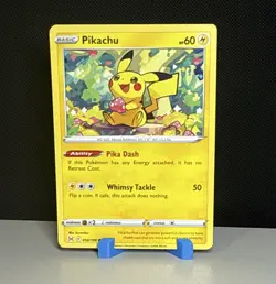 The Pokemon Company Pikachu 052/196 Swsh11 Lost Origin Common Unlimited ENG - Image 1