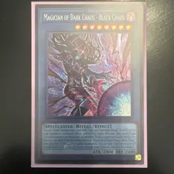 Magician of Dark Chaos - Black Chaos - CORI-EN027 - Secret Rare YuGiOh NM - Image 1