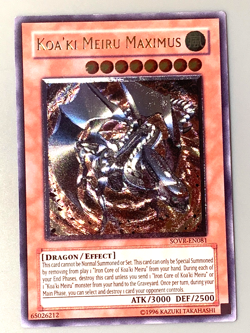 yugioh Koa'ki Meiru Maximus SOVR-EN081 Ultimate unlimited Edition near mint - Image 1