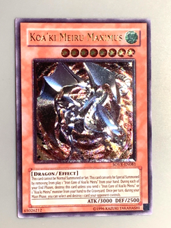 yugioh Koa'ki Meiru Maximus SOVR-EN081 Ultimate unlimited Edition near mint - Image 3