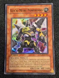 Koa'ki Meiru Powerhand RGBT-EN022 1st Edition Super Rare LP - Image 1