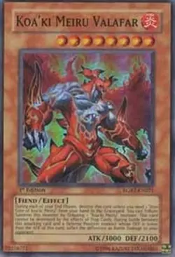 Yugioh - Koa'ki Meiru Valafar (Super Rare) (Unlimited) - RGBT-EN021 (P) - Image 1