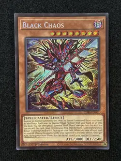 Yugioh Black Chaos CORI-EN001 Secret Rare NM - Image 1