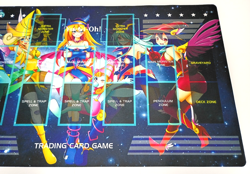 AART TM Yugioh TCG Dark Magician Girls Template Zone Playmat ~ 23.25" x 13.5" - Image 4