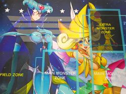 AART TM Yugioh TCG Dark Magician Girls Template Zone Playmat ~ 23.25" x 13.5" - Image 5