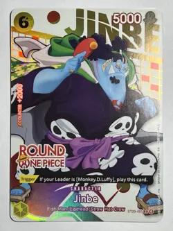 Round1 Promo #ST29-005 Jinbe One Piece Round One English - Image 1