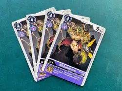 Kinkakumon BT6-071 Playset Double Diamond Digimon Card Game x4 - Image 1