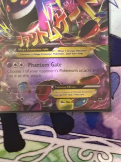 Pokemon TCG XY: Phantom Forces Mega M Gengar EX Holo Card 35/119 - Image 3