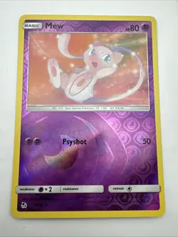 Mew 32/68 - Hidden Fates - Reverse Holo Pokemon Card - Near Mint - Image 1