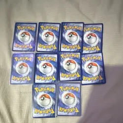 Pokemon TCG 11-Card Holo Full Art Lot: Charizard GX, Leafeon GX, Ninetales V - Image 2
