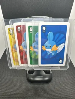 pokemon 10th anniversary playing cards uno Mudkip *Very Rare Set* - Image 1