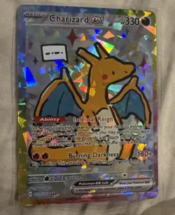 CHARIZARD ART READ DESCRIPTION BELOW HOLO CHARIZARD Card CHARIZARD Pokemon Card - Image 1
